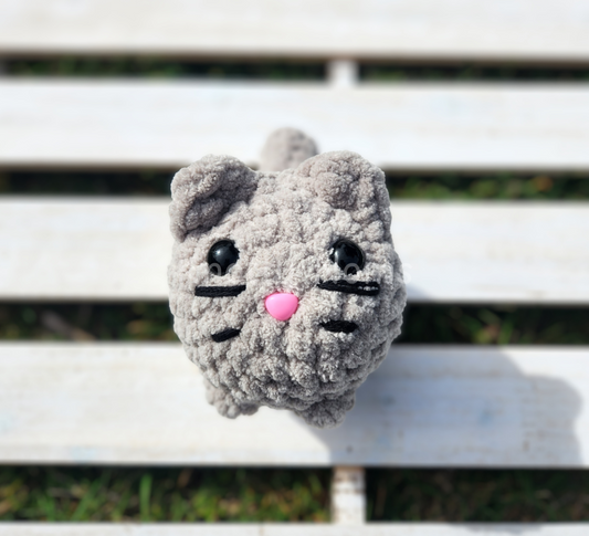 Grey Loaf Cat Plushie